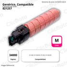 Toner Ricoh 821257 Magenta 34K Pág. SPC840A Compatible, Generico