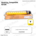 Toner Ricoh 821256 Yellow 34K Pág. SPC840A Compatible, Generico