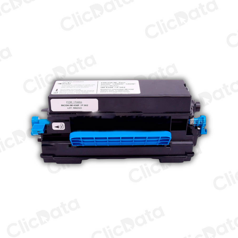 Toner Ricoh 418126 Negro 315g IM430, IM 430f, p502 Compatible