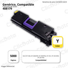 Toner Ricoh 408179 Yellow 5K Pág. SP C360. C361DNW Compatible