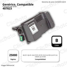Toner Ricoh 407823 Negro 678g MP 501,MP601, SP 5310dn Compatible