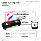 Toner Lexmark 50F4H00 Negro 5K Pág. Ms410Dn, MS415dn Compatible