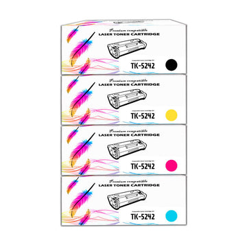 Juego de Toner Kyocera TK 5242 Negro y Color M5526CDW  Compatible