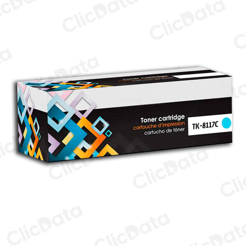 Toner Kyocera TK-8117C Cian 6,000 Páginas FS-M8130CIDN Compatible