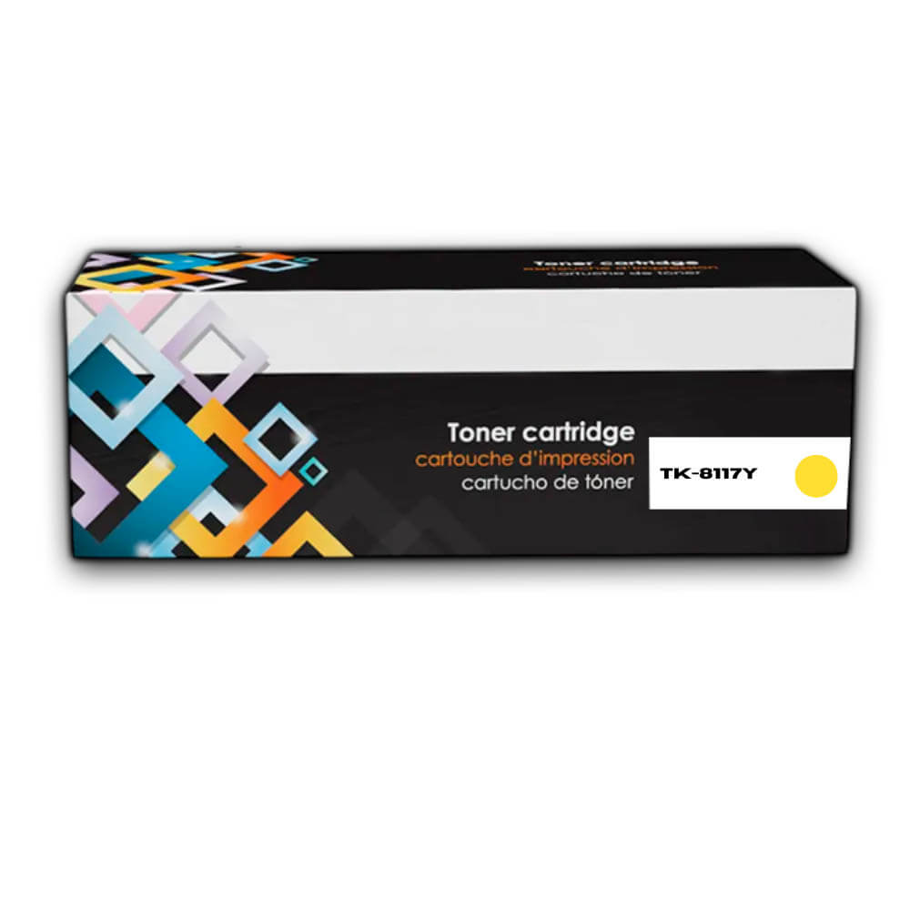 Toner Kyocera TK-8117Y Yellow 6,000 Páginas FS-M8130CIDN Compatible