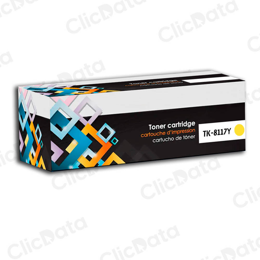 Toner Kyocera TK-8117Y Yellow 6,000 Páginas FS-M8130CIDN Compatible