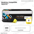 Toner Kyocera TK-8117Y Yellow 6,000 Páginas FS-M8130CIDN Compatible