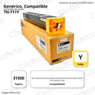 Toner Konica Minolta TN711Y Yellow 535g C654, C754 Compatible