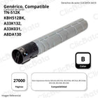 Toner Konica Minolta TN-512K Negro 579g C454e, C458e Compatible