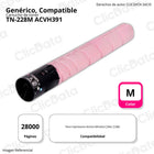Toner Konica Minolta TN-228M Magenta 498g C266i Compatible