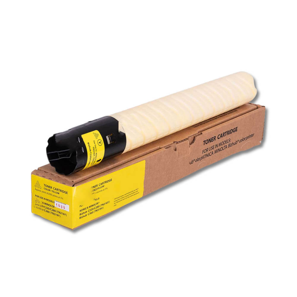 Toner Konica Minolta TN-216Y, 319Y Yellow 437g C220 Compatible