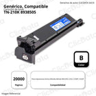 Toner Konica Minolta TN-210K Negro 430g C250, C252 Compatible