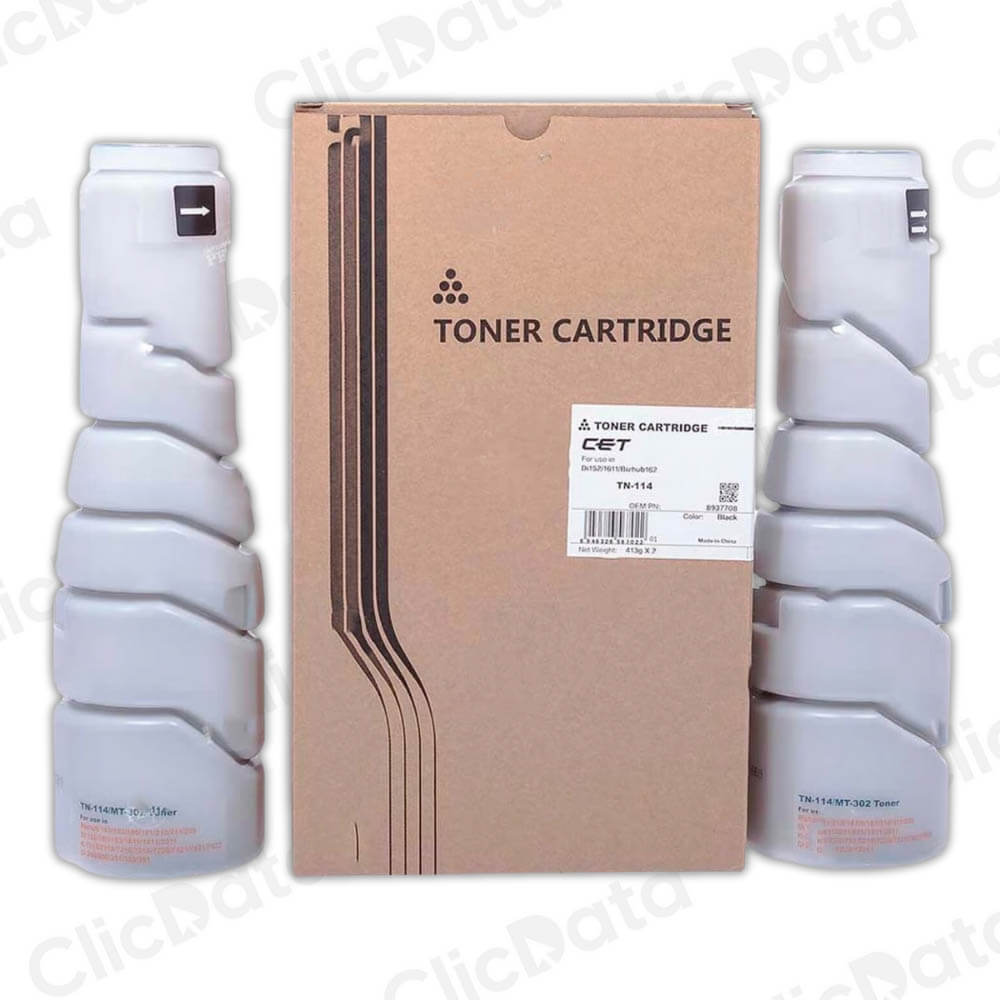 Toner Konica Minolta TN-114 Negro 11 000 Pág. 163 Compatible