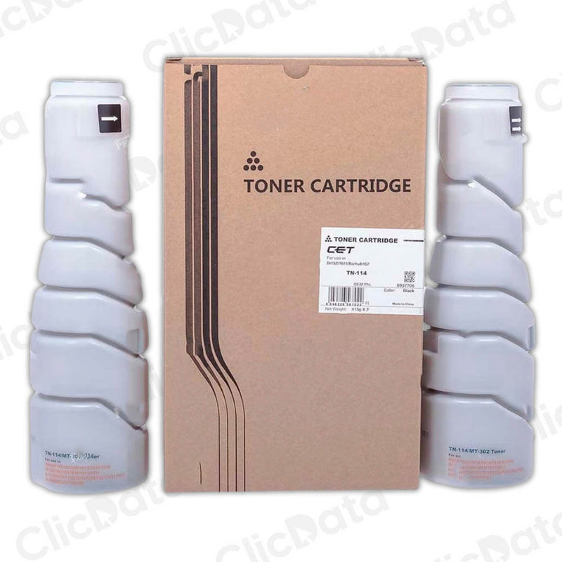 Toner Konica Minolta TN-114 Negro 11 000 Pág. 163 Compatible