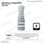 Toner Konica Minolta TN-114 Negro 11 000 Pág. 163 Compatible