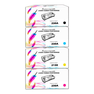juego de Toner HP 230A CYMK 4203, MFP 4303 Compatible con CHIP