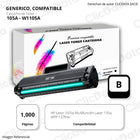 Toner HP 105A W1105A Black 1,000 Pág 135w, 137fnw Compatible