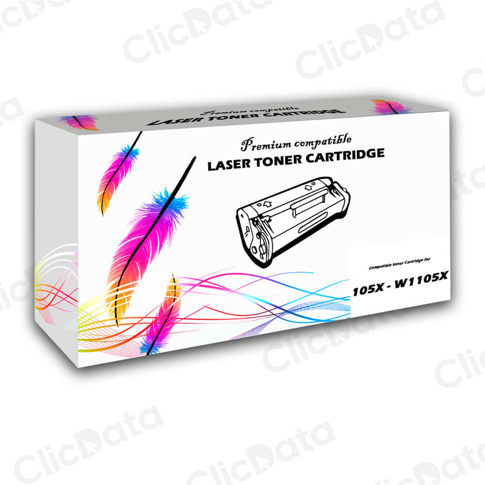 Toner HP 105X W1105X Negro 2,000 Pág 135w, 137fnw Compatible