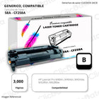 Toner HP 58A Black CF258A 3,000 Pág. M404, M428 Compatible