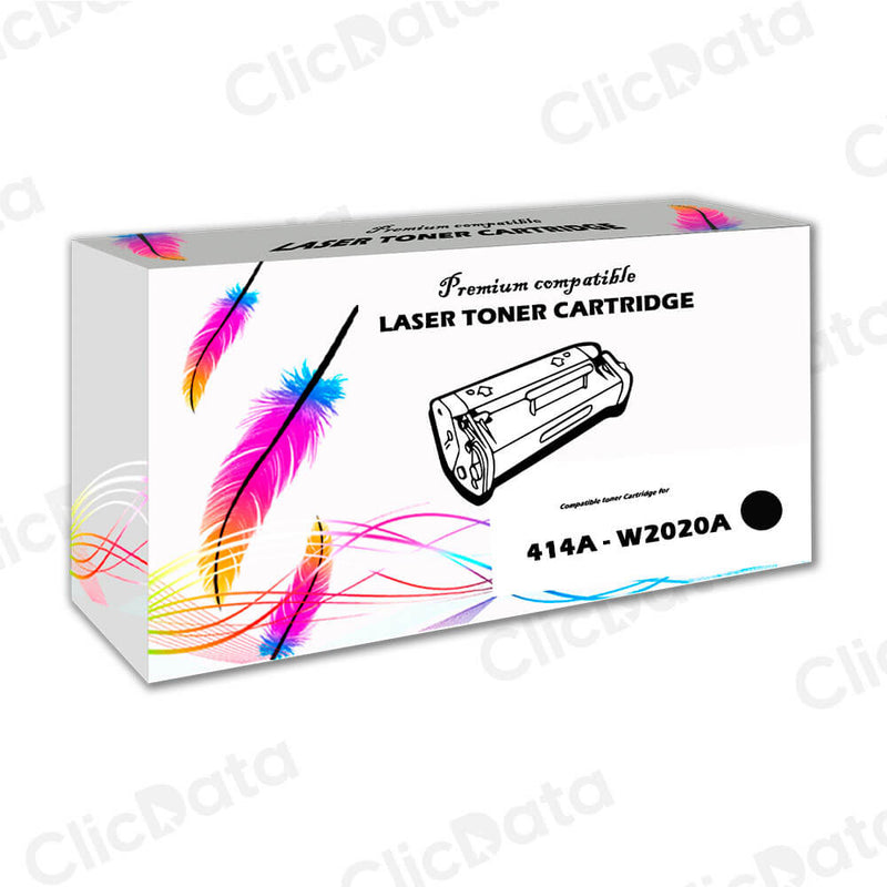 Toner HP 414A Negro W2020A 2,400 Pág. M454dw, M479fdw Compatible