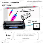 Toner HP 410A Negro CF410A 2,300 Pág.M477fdw, M452dn Compatible