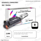Toner HP 36A Black CB436A 2,000 Pág. M1522, P1505n Compatible