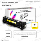 Toner HP 305A Yellow CE412A 2,600 Pág. M475dn, M451dn Compatible