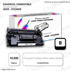 Toner HP 26X Black CF226XD 18,000 M402dn Dual Pack Compatible