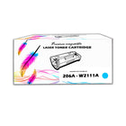 Toner HP 206A Cyan W2111A 1.250 Pág. M283fdw, M255dw Compatible