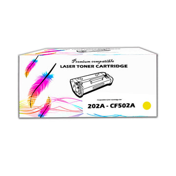 Toner HP 202A Amarrillo CF502A 1,300 Pág. M254 Compatible