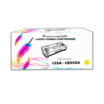 Toner HP 125A Yellow CB542A 1.400 Pág. CP1518, CP1210 Compatible