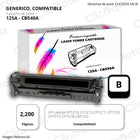 Toner HP 125A Black CB540A 2,200 Pág. CP1518, CP1210 Compatible