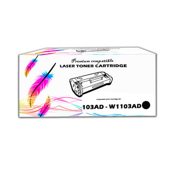 Toner HP 103AD Negro W1103AD Dual pack 5,000 Pág 1200W Compatible