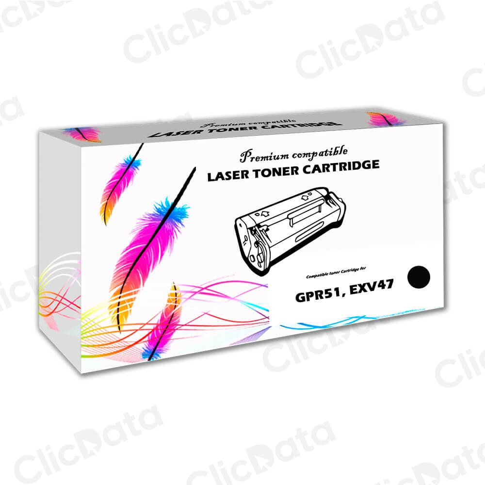 Toner Canon GPR 51, EXV47 Negro 19,000 Pág. C255if Compatible