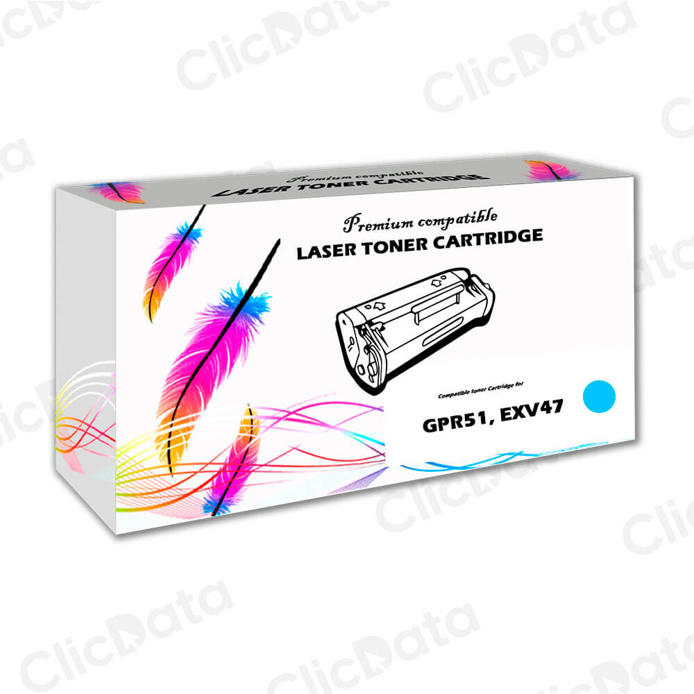 Toner Canon GPR 51, EXV47 Cian 21,500 Pág. C255if Compatible