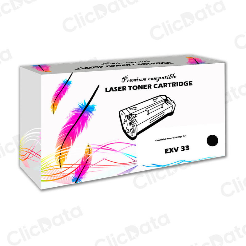 Toner Canon EXV 33 Negro 14,600 Pág. 2525i, 2530i Compatible