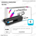 Toner Brother TN 419 Cyan 9 000 Pág. L8900CDW, L8360 Compatible
