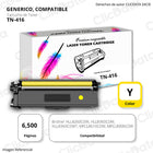 Toner Brother TN 416 Yellow 6,500 Pág. L8360cdw, L8900 Compatible