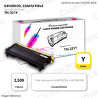 Toner Brother TN 321 Yellow 2,500 Pág. L8250, L8350cdw Compatible
