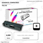 Toner Brother TN 319 Negro 6,000 Pág. L8350, L8600cdw Compatible