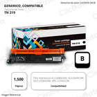 Toner Brother TN-219 Black 1,500 Pág L3560cdw, L3760cdw Compatible