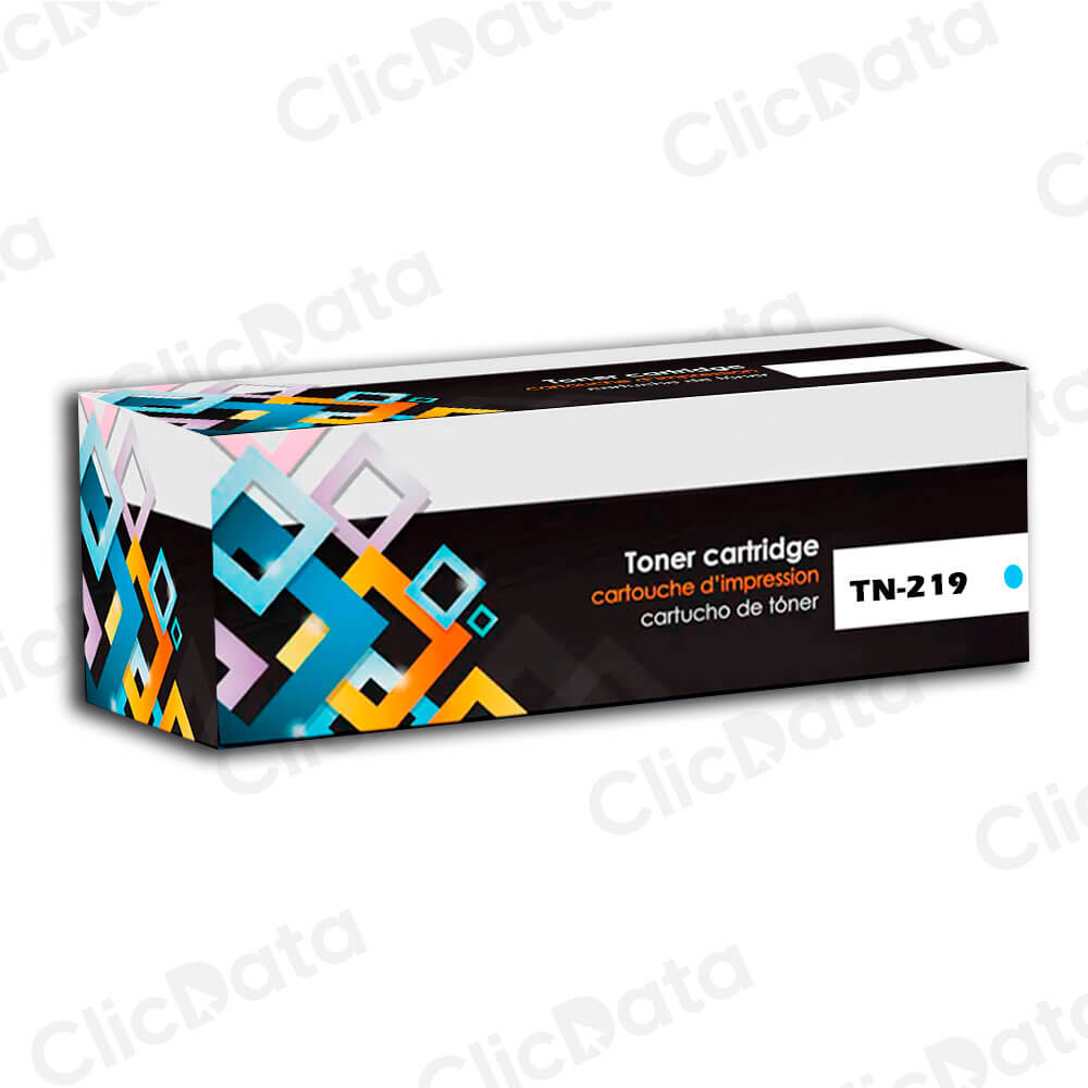 Toner Brother TN-219 Cian 1,200 Pág L3560cdw, L3760cdw Compatible