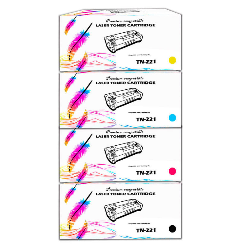 Juego de toner Brother TN-221 CYMK 9340cdw, 3170cdw Compatible