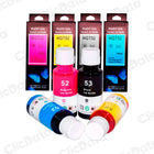 Juego de Tinta HP GT52 Y GT53 Negro 90ml y colores 70ml Compatible