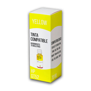 Tinta HP GT52 Yellow M0H56AL 70ml GT5800 smart 500, 600 Compatible
