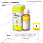 Tinta HP GT52 Yellow M0H56AL 70ml GT5800 smart 500, 600 Compatible