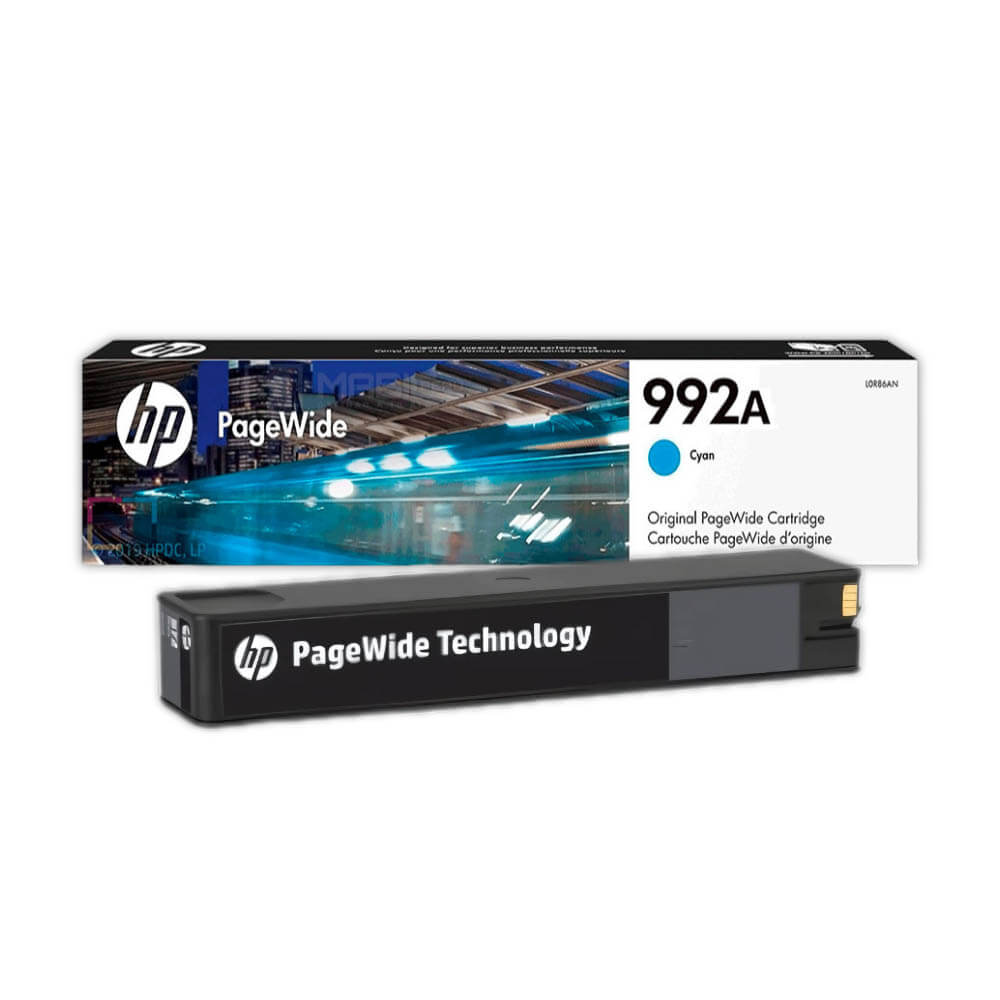 Tinta Hp 992A Cyan M0J75Al 8,000  Pág. 750DW, Pro 777 Original