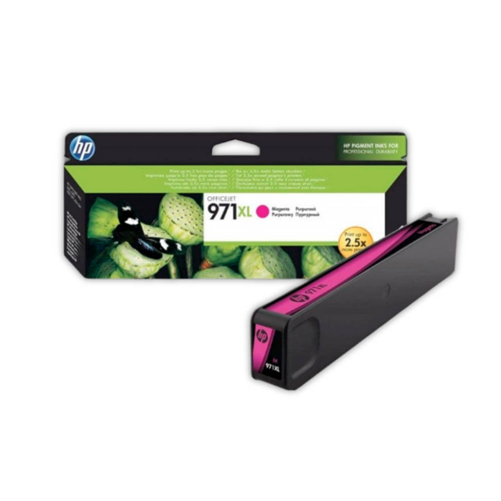 Tinta Hp 971Xl Magenta Cn627Am 6,600 Pág. X451, X576dw Original