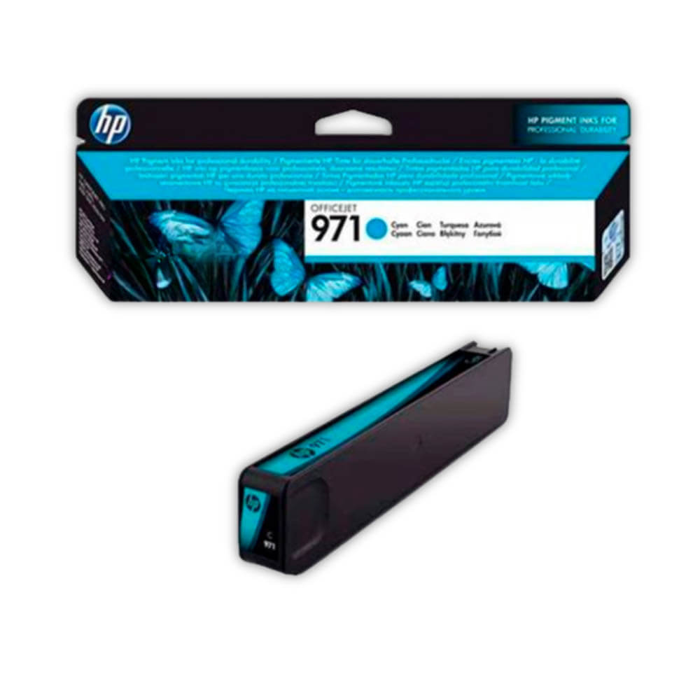 Tinta Hp 971 Cyan Cn622Am 2,500 Pág. X451, X551dw Original