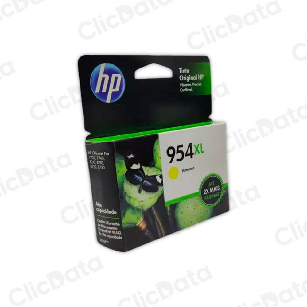 Tinta Hp 954Xl Yellow L0S68Al 1,600 Pág. 8210, 8216 Original